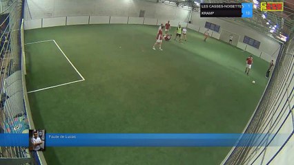Faute de Lucas - LES CASSES-NOISETTES Vs KRAMP - 11/06/18 21:00 - LIGUE 3 - Poitiers Game Parc