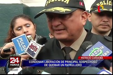 PJ: liberan a sospechoso de incendiar patrullero por falta de pruebas