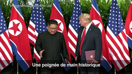 Singapour: Trump évoque "beaucoup de progrès" avec Kim