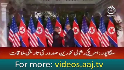 Donald Trump meets Kim Jong Un