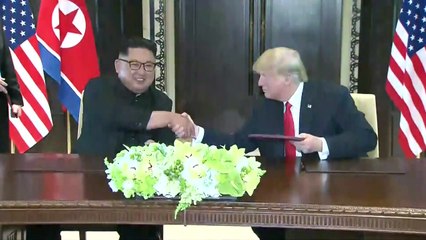 [풀영상] 140분간의 담판...북미 정상 공동합의문 서명 / YTN