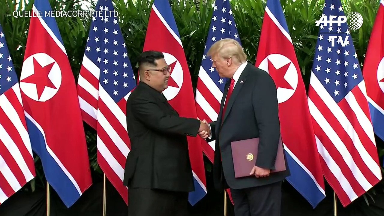 Kim verpflichtet sich zu 'kompletter Denuklearisierung'