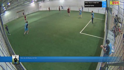 But de Anthony (4-12) -  PRO TECH HABITAT Vs BANQSTERS - 11/06/18 21:00 - LIGUE 1