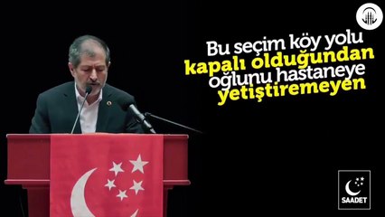 Saadet Partisi İstanbul İl Başkanı Dr. Abdullah Sevim'in tüyleri diken diken eden konuşması