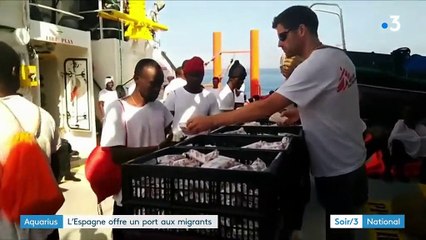 Migrants : l'Espagne trop lointaine pour accueillir "l'Aquarius"