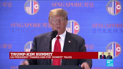 "We will be stopping the war games," says Trump