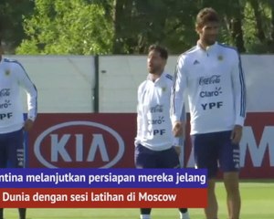 Messi Berlatih Dengan Argentina Jelang Laga Pembuka