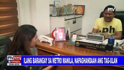 #PTVNEWS: Ilang barangay sa Metro Manila, napaghandaan ang tag-ulan