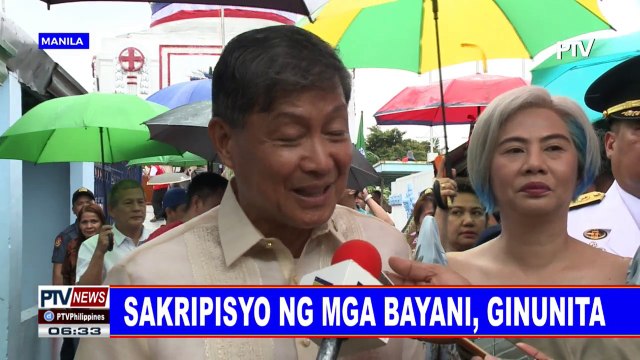 #PTVNEWS: Sakripisyo ng mga bayani, ginunita
