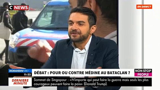 Très vif échange en direct ce midi dans Morandini Live à propos du concert de Médine au Bataclan - VIDEO