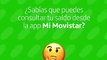 Más fácil… Imposible . Ahora revisar y recargar tu saldo ¡es súper simple! ☝ Solo entra al app Mi Movistar y ¡listo!  Si aún no la tienes  descárgala aquí 