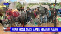 #PTVNEWS: Job fair ng DOLE, dinagsa sa kabila ng maulang panahon