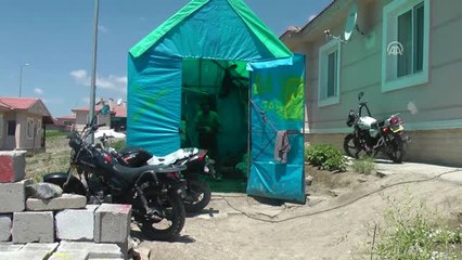 Hurdadan Akrobasi Motosikleti Üretti - Erzincan