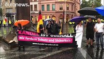 Manifestation d'extrême droite à Mainz, en Allemagne, en mémoire de Susanna