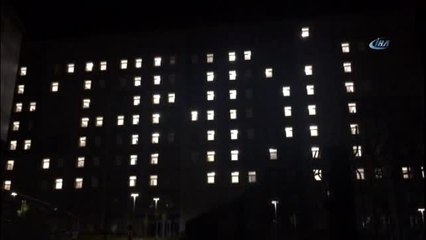 Yurt Işıklarıyla Mehmetçik'e 'Kandil' Desteği