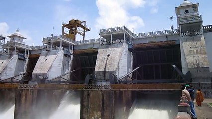 கபினி அணை நிரம்பியதால் காவிரி நீரை திறந்துவிட்டது கர்நாடக அரசு-வீடியோ