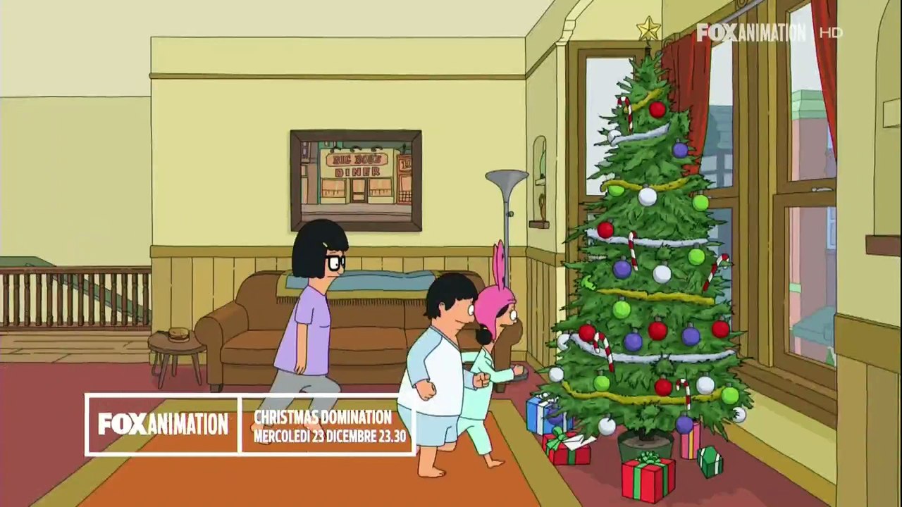 FOX Animation HD Italy - Christmas Advert 2016 [King Of TV Sat]