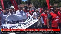İzmir İşçi Eylemlerinin Yıl Dönümünde Ege İşçilerine Destek