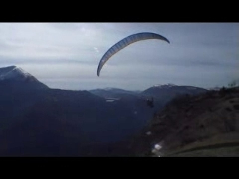 Vol hivernal en soaring à Montsec entre amis