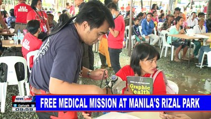 NEWS: Free medical mission at Manila's Rizal Park
