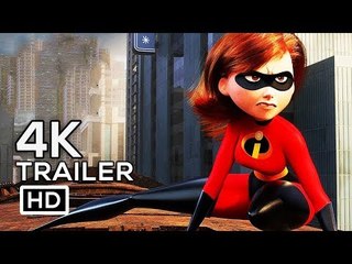 INCREDIBLES 2 Official Trailer 4K ULTRA HD (2018) Disney Animated Superhero Movie