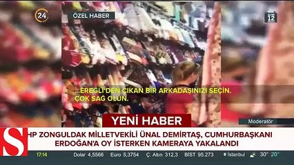 CHP�li milletvekili Cumhurbaşkanı Erdoğan�a oy istedi