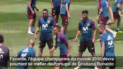 Mondial-2018: l'Espagne et le Portugal à l'entraînement