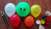 Mega Gummy bear finger family Balloons finger compilation - Learn colour balloon song
