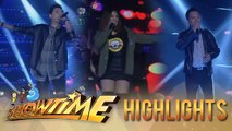 It's Showtime: TNT singers Ato, Mark Michael, and Aila give a powerful performance