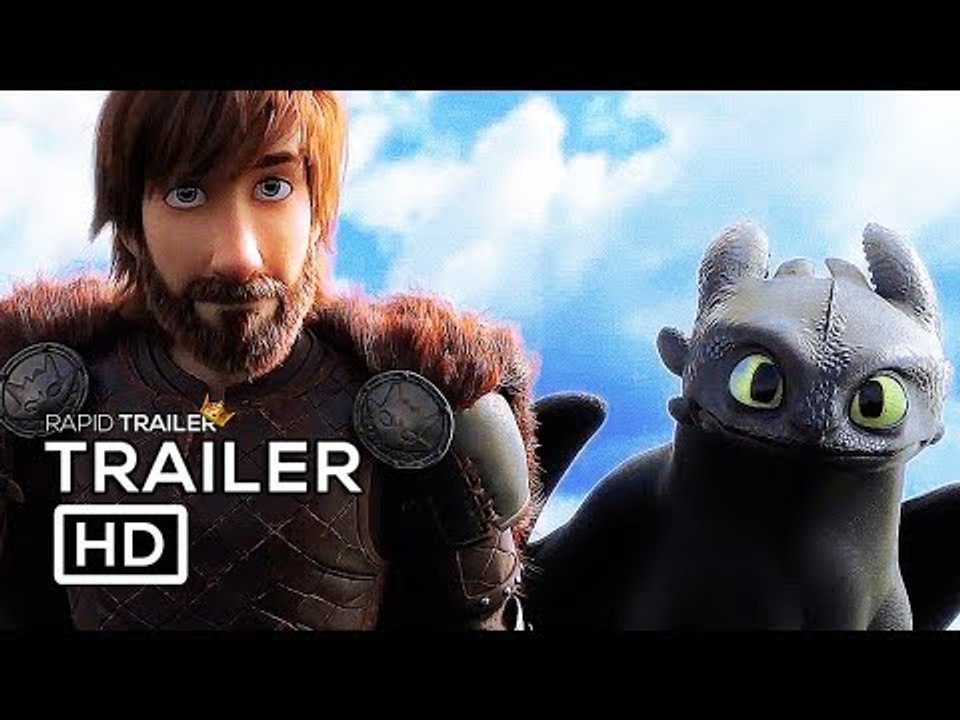 How To Train Your Dragon 3 Official Trailer 2019 Cate Blanchett The Hidden World Animated Movie Video Dailymotion