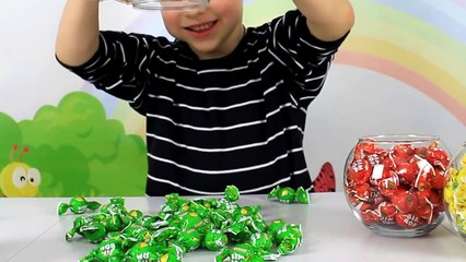 Learn Colors with Candy for Children, Toddlers. Colours with Crying Bad Baby