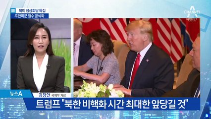 역사적 합의 서명…“비핵화 과정 매우 빨리 개시”