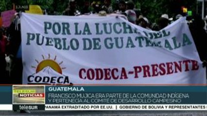 Guatemala: sepultan a defensor de DDHH asesinado