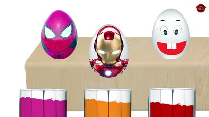 Learn Colors with Surprise Eggs for Children, Toddlers - Mcqueen and Colors for Kids