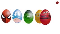 Learn Colors With Surprise Eggs Cookies for Children Toddlers - McQueen and Colours With Cookies