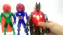 Learn Colors With Play Doh for Children and Superhero - Spiderman & Finger Family Colours for Kids