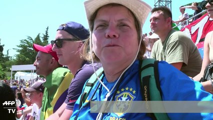 Neymar atrae fanáticos en Rusia