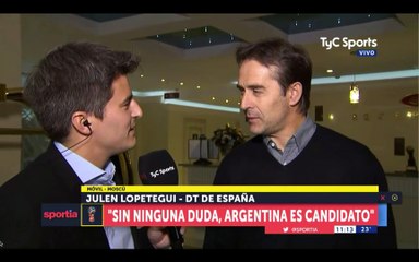 Julen Lopetegui: "Messi es el mejor jugador de la historia"