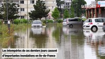 Précipitations historiques et inondations  en Ile-de-France