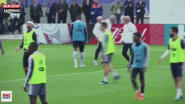 Mondial 2018 : Kylian Mbappé blessé après un choc avec Adil Rami à l'entraînement (Vidéo)
