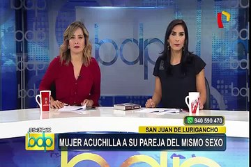 San Juan de Lurigancho: mujer acuchilla a su pareja del mismo sexo