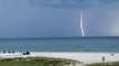 Lightning Flashes Over Gulf of Mexico