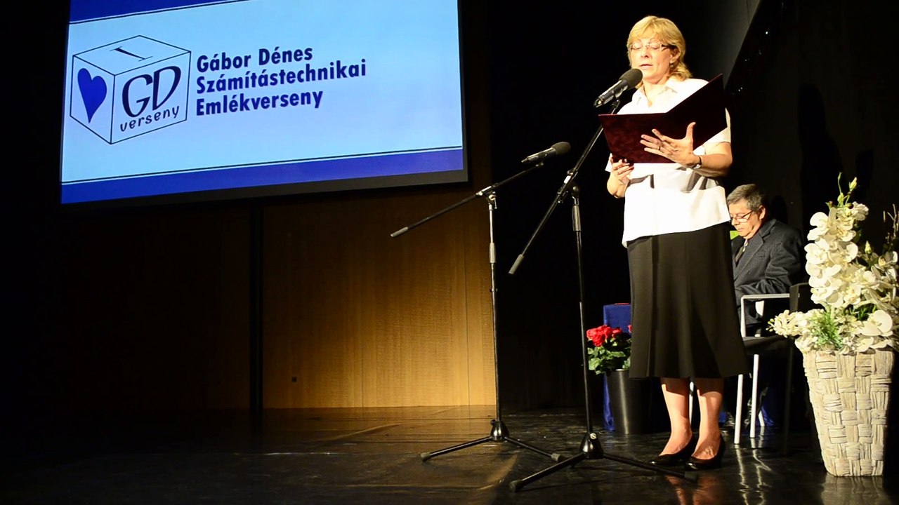 Gábor Dénes  Számítástechnikai Emlékverseny 2018 - díjkiosztó gálaműsor