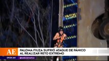 Paloma Fiuza casi se cae en juego de EEG
