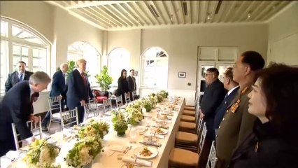 Trump domina con su lenguaje corporal la reunión con el líder norcoreano