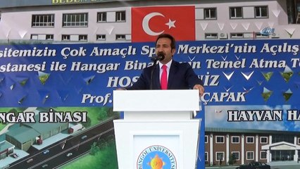 Bingöl'de Spor merkezi açıldı, hayvan hastanesinin temeli atıldı