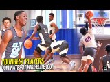 YOUNGEST PLAYERS DOMINATING OLDER PLAYERS! Zion Harmon & Terrence Clarke Shows OUT at Nike Elite 100