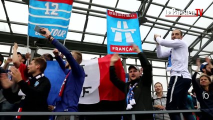 Les supporters mettent l'ambiance à l'entraînement des Bleus