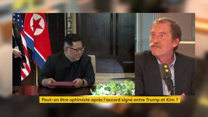 Accord entre la Corée du Nord et les Etats-Unis : "On peut dire que Kim Jong-un a gagné. Il a réussi à se hisser d’égal à égal avec l’ennemi héréditaire et la première puissance mondiale", estime Dorian Malovic, chef du service Asie à La Croix