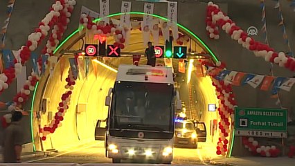 Başbakan Yıldırım, Ferhat Tüneli'nin açılış törenine katıldı - AMASYA